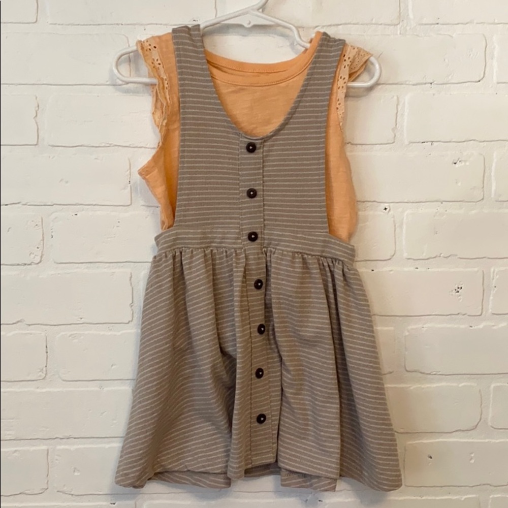 Art Class dress with detachable top